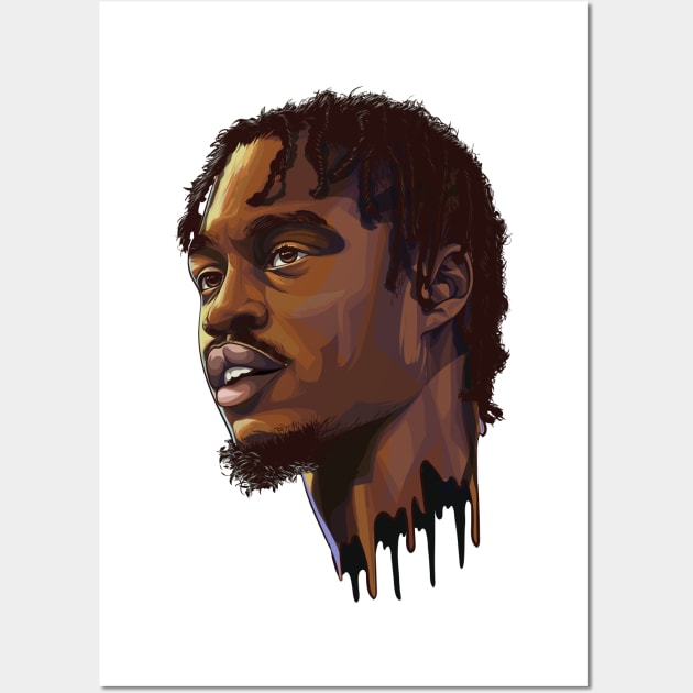 Lil Tjay art Design T-shirt Wall Art by Carlart1 🎨